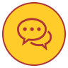 Chat icon emergency plumbing support