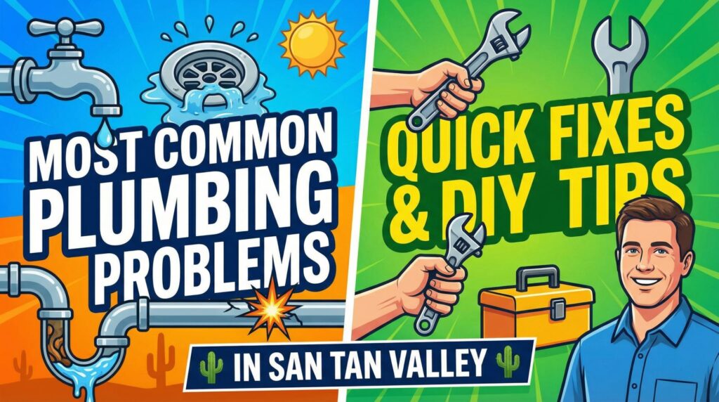 Most Common Plumbing Problems in San Tan Valley & Their Quick Fixes