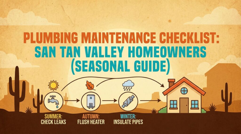 Plumbing Maintenance Checklist for San Tan Valley Homeowners (Seasonal Guide)