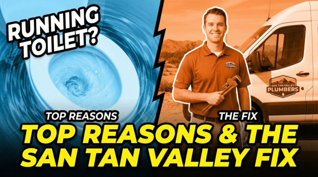Top Reasons Your Toilet Keeps Running & How San Tan Valley Plumbers Fix It