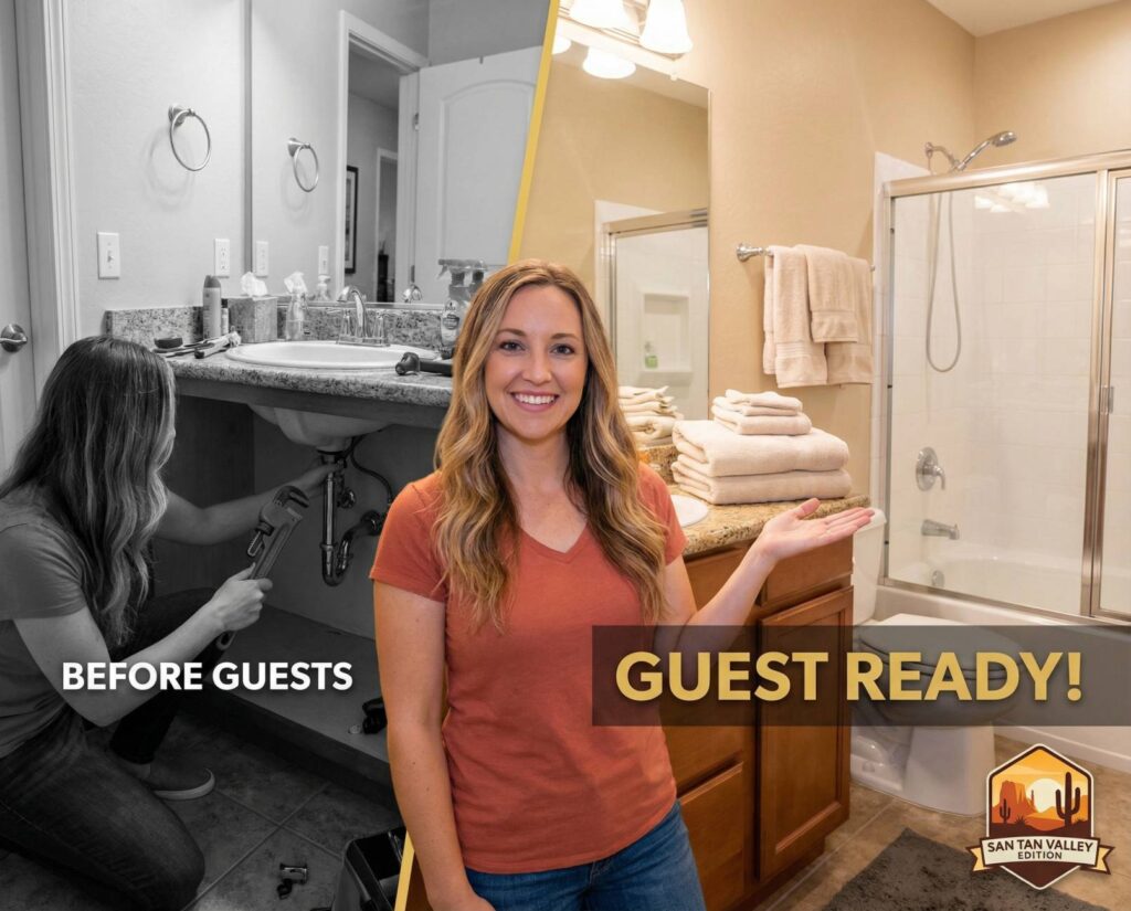 How to Prepare Your Plumbing Before Hosting Guests (San Tan Valley Edition)