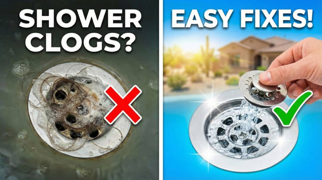 Shower Drain Clogs Causes and Prevention Tips for San Tan Valley Families